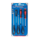 JOGO CHAVES FENDA PHILLIPS SIMPLES 6 PEÇAS KINGTONY 30106AMRB
