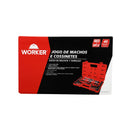 JOGO MACHOS COSSINETES M3-M12 WORKER 40 PEÇAS