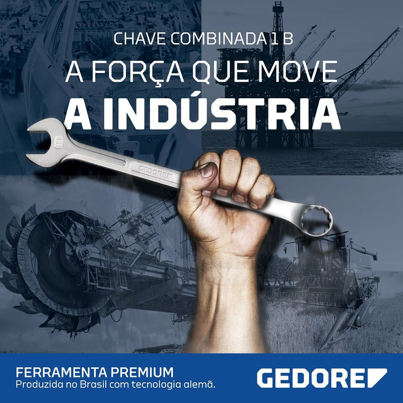 CHAVE COMBINADA 19MM GEDORE 1B-19