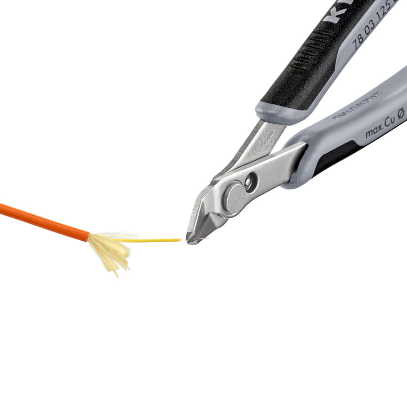 ALICATE CORTE 5 POL ESD PRECISAO ELETRONICA KNIPEX 78 03 125 ESD