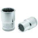 SOQUETE ESTRIADO 1/2 POL 19MM GEDORE D19-19