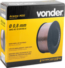 ARAME SOLDA MIG 0.8MM CARRETEL 15KG VONDER