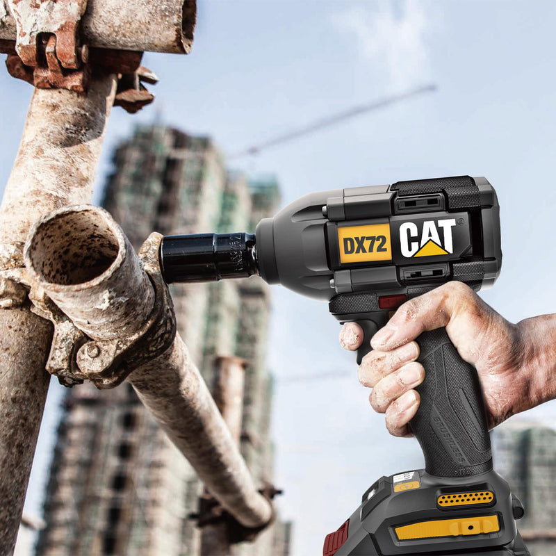 CHAVE IMPACTO 1/2 18V 350NM BATERIA CARREGADOR CAT
