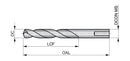BROCA ACO RAPIDO HSS REVENIDA BRONZE 13 MM A321 DORMER