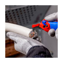 LAMINA DESENCAPADORA CURVADA COM CATRACA KNIPEX 16 50 145 SB