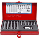 JOGO BITS MULTIDENTADA 1/2 M5 A M12 KING TONY 11 PEÇAS