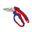 TESOURA ANGULAR ELETRICISTA CURVA 160MM KNIPEX 95 05 20 SB