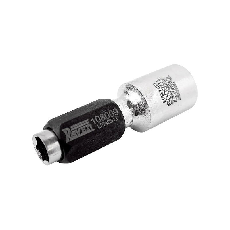 SOQUETE LONGO ADAPTADOR 17MM POLIA ALTERNADOR RAVEN 108009