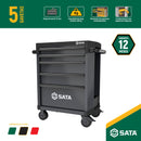 CARRO OFICINA FERRAMENTAS 5 GAVETAS PRETO SATA