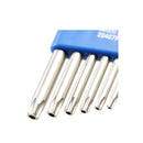 JOGO CHAVE TORX CURTA T10-T40 07 PEÇAS KINGTONY 20407PR