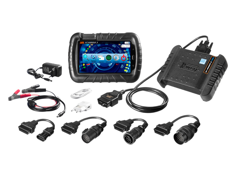 SCANNER AUTOMOTIVO 3 PRO TABLET KIT DIESEL LEVE RAVEN 108830