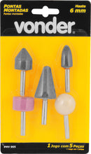 JOGO PONTAS MONTADA 5 PEÇAS VONDER