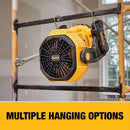 VENTILADOR PORTATIL CANTEIRO OBRAS MAX 20V S/ BATERIA DEWALT