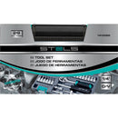 JOGO SOQUETES SEXTAVADOS 1/4 04-13MM 29 PEÇAS STELS