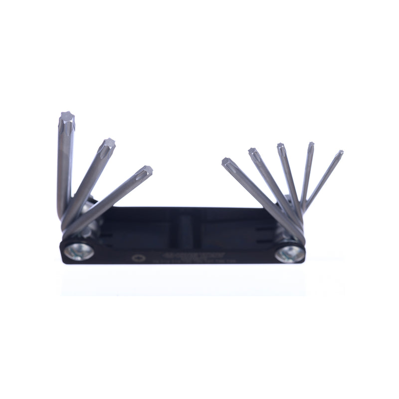 JOGO CHAVE TORX TIPO CANIVETE T9-T40 08 PEÇAS KINGTONY