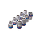 JOGO SOQUETES SEXTAVADO 1/2 08-19MM 11 PEÇAS KINGTONY SC4301MR