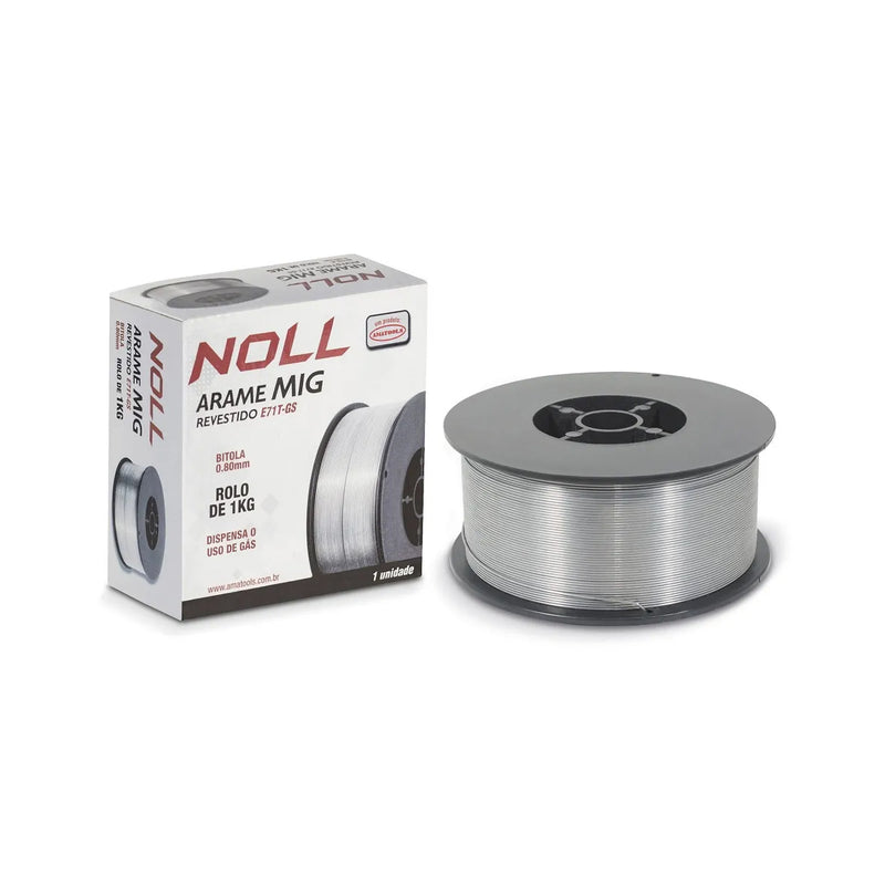 ARAME MIG 0,8MM CARRETEL 5KG NOLL
