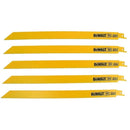 LAMINAS SERRA SABRE 12 POL 14 DENTES 5 PECAS DEWALT DW4838