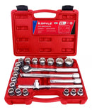 JOGO SOQUETES MAYLE 1/2 08-32MM 23 PEÇAS