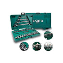 JOGO SOQUETE TORX 1/4 3/8 CHAVES E-TORX 35 PEÇAS SATA ST09010SJ