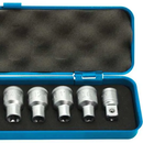 JOGO SOQUETES TORX FEMEA E10-E24 1/2" 9 PEÇAS GEDORE