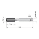 JOGO MACHO MANUAL AÇO RAPIDO M14 X 2MM 3 PEÇAS DORMER