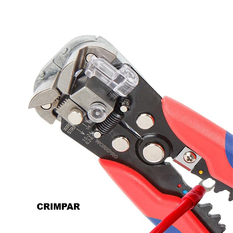 ALICATE DESENCAPADOR FIOS AUTOMATICO CRIMPADOR WORKPRO