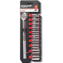 JOGO SOQUETES SEXTAVADOS 1/2 POL  8-22MM 11 PECAS ROBUST