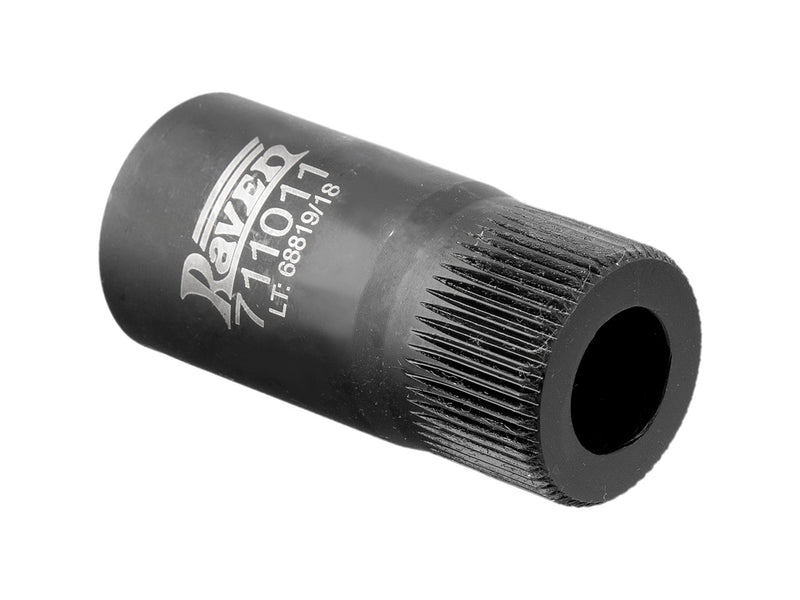 CHAVE SOQUETE ESTRIADO 28MM PORTA INJETOR OM616 RAVEN 711011
