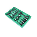 JOGO CHAVE COMBINADA CATRACA CURTA 10-19MM 10 PEÇAS SATA ST09025G
