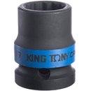 SOQUETE IMPACTO ESTRIADO 1/2 POL 17MM KINGTONY