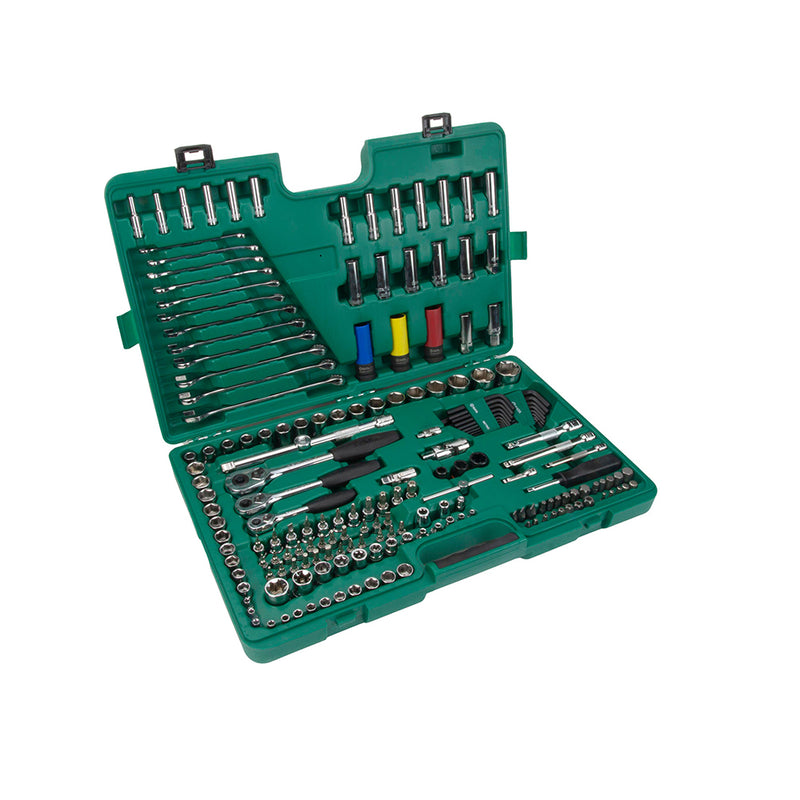 JOGO MALETA FERRAMENTAS SATA 190 PEÇAS COMPLETA