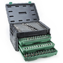 GABINETE JOGO FERRAMENTAS 213 PEÇAS 3 GAVETAS SATA