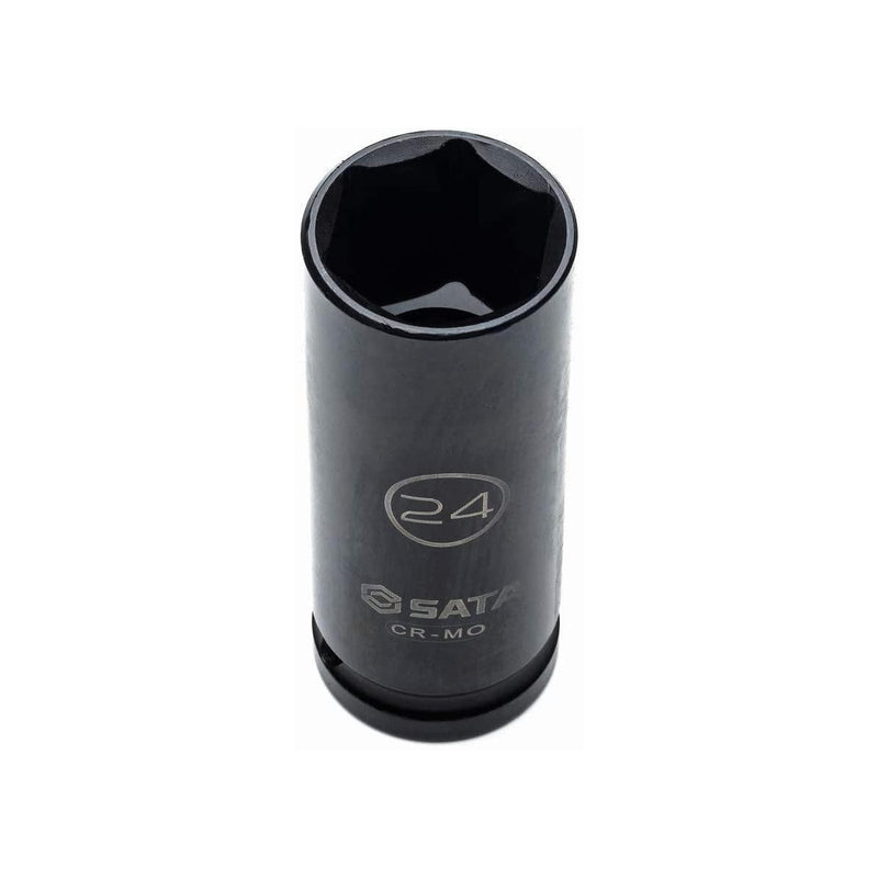 JOGO SOQUETES IMPACTO LONGO 1/2 10-24MM 13 PEÇAS SATA ST34398T