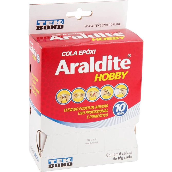 ADESIVO ARALDITE HOBBY 10MIN BISNAGA 23G