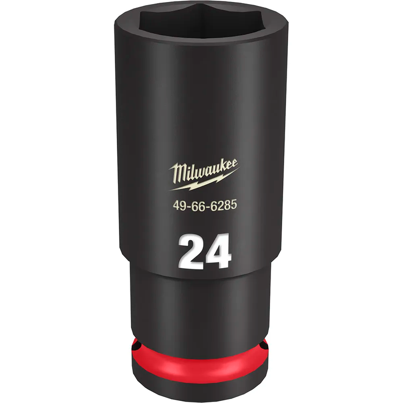 SOQUETE IMPACTO ENCAIXE 1/2 POL 24MM X 78MM MILWAUKEE