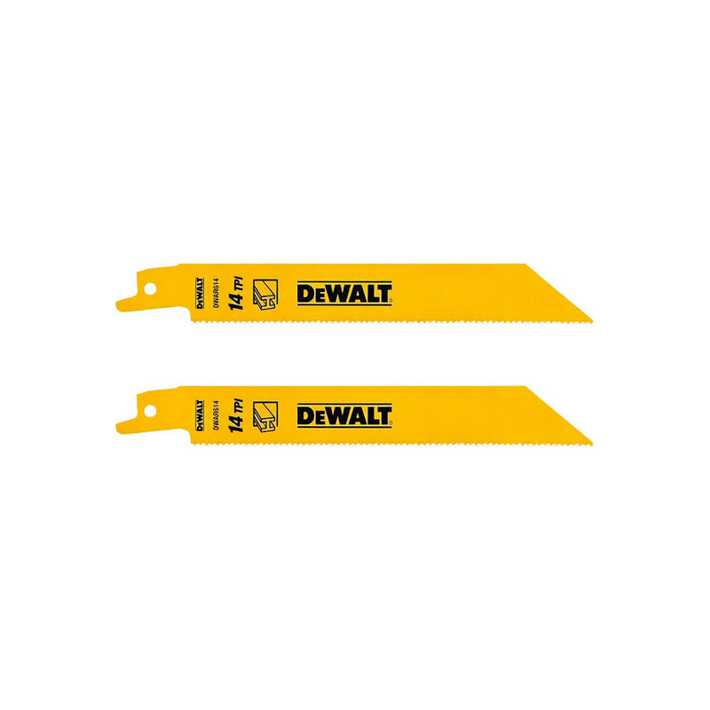 LAMINA SERRA SABRE 6 POL 14DPP 2 PEÇAS DEWALT DW4808