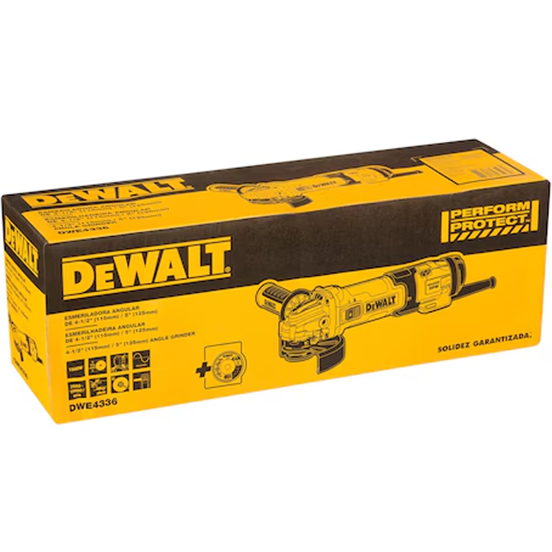 ESMERILHADEIRA ANGULAR 125MM 220V DEWALT DWE4336