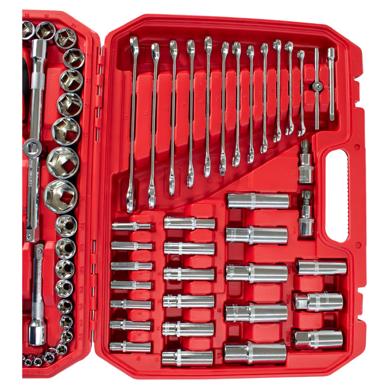 MALETA JOGO FERRAMENTAS COMPLETA SIGMA TOOLS 216 PEÇAS