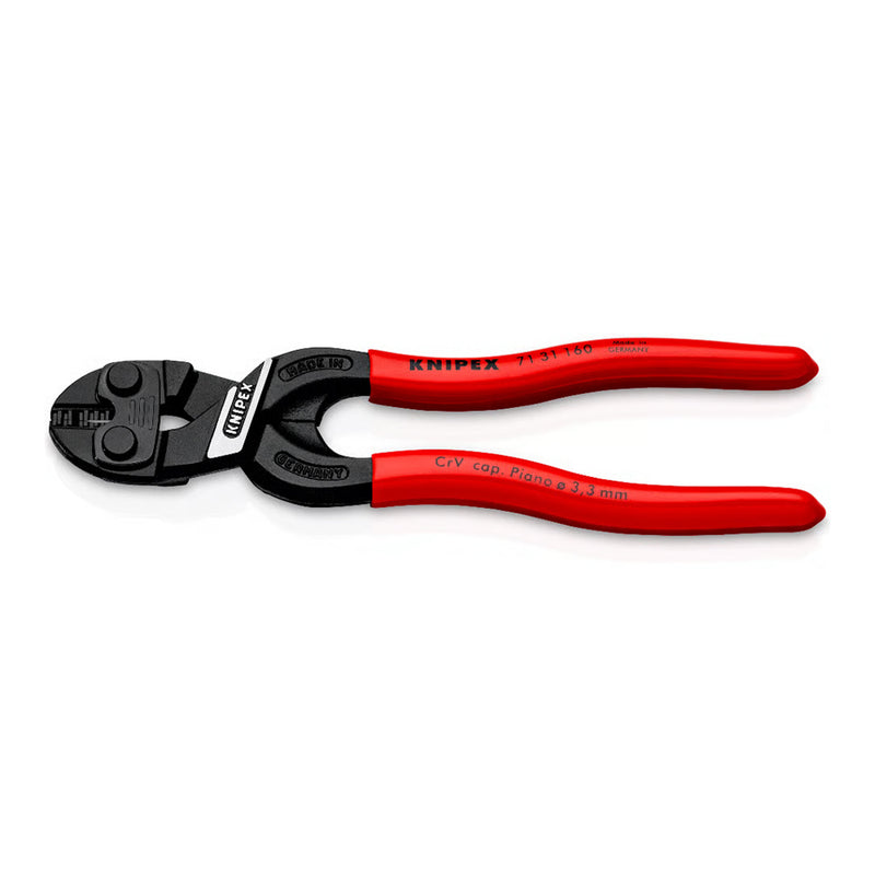 ALICATE CORTE CENTRAL 6.1/2 FORCA DUPLA COM RECESSO KNIPEX 71 31 160