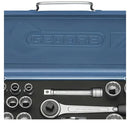 JOGO SOQUETES ESTRIADOS 1/2 10-32MM 25 PECAS GEDORE D19KMU