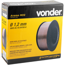 ARAME SOLDA MIG 1.2MM CARRETEL 15KG VONDER