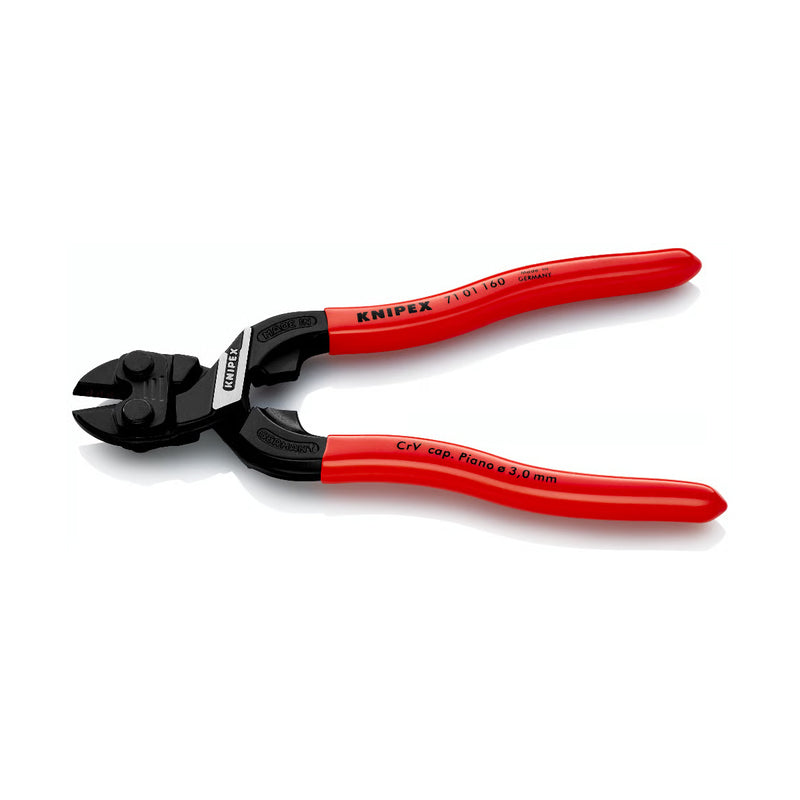 ALICATE CORTE LATERAL FORÇA DUPLA 6 POL 3,0MM KNIPEX 71 01 160