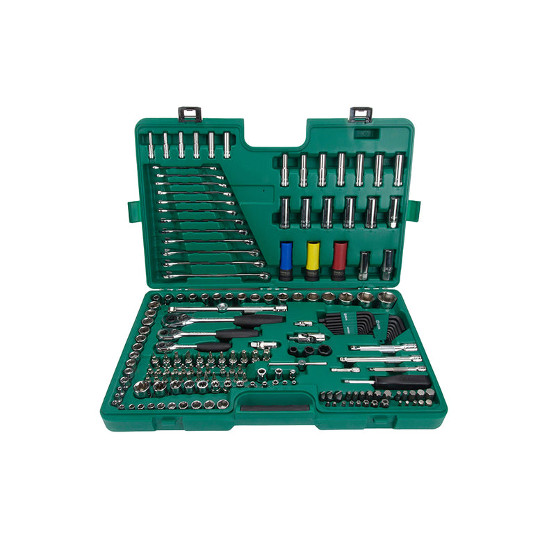 JOGO MALETA FERRAMENTAS SATA 190 PEÇAS COMPLETA