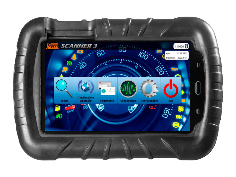 SCANNER AUTOMOTIVO 3 PRO TABLET KIT DIESEL LEVE RAVEN 108830