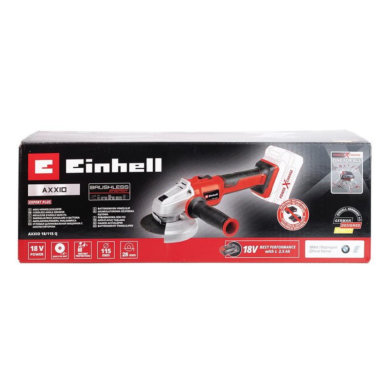 ESMERILHADEIRA ANGULAR A BATERIA AXXIO 18/115 Q EINHELL