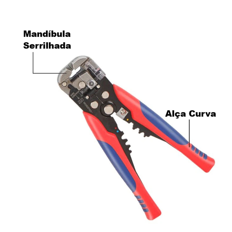 ALICATE DESENCAPADOR FIOS AUTOMATICO CRIMPADOR WORKPRO