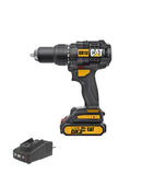FURADEIRA IMPACTO 1/2 13MM 18V 65NM BATERIA CARREGADOR CAT