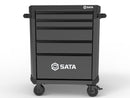 CARRO OFICINA FERRAMENTAS 5 GAVETAS PRETO SATA