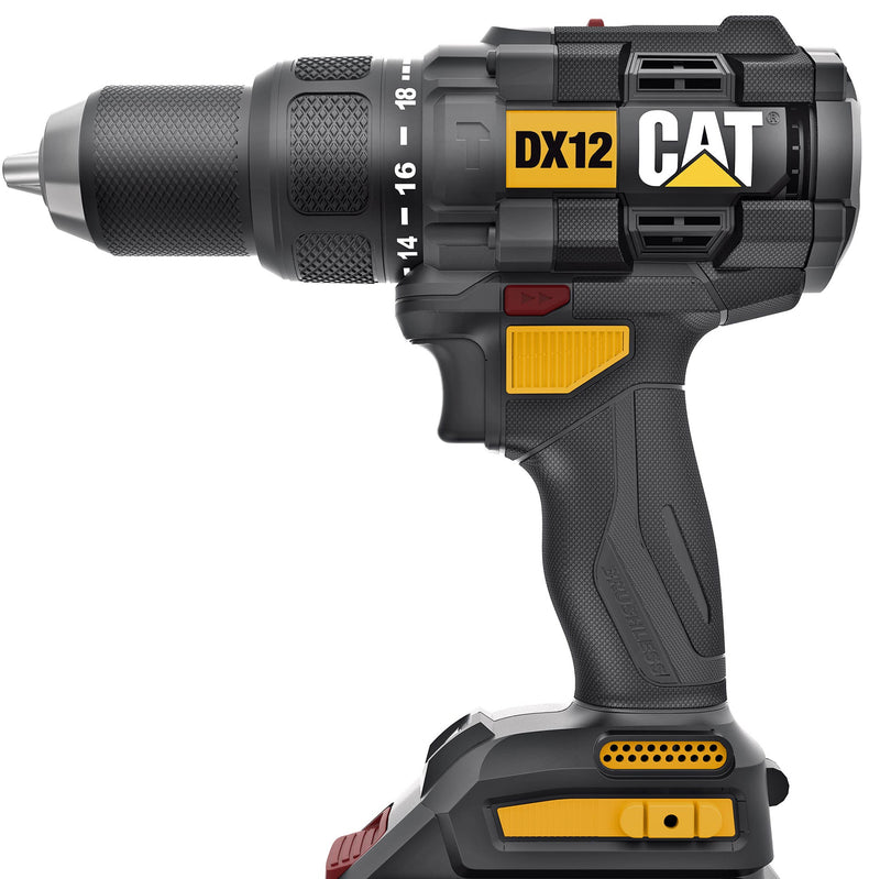 FURADEIRA IMPACTO 1/2 13MM 18V 65NM BATERIA CARREGADOR CAT